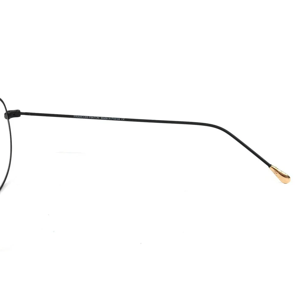 Francois Pinton Eyeglasses Frames AIR 1 019 Matte Black Wire Rim 52-18-148
